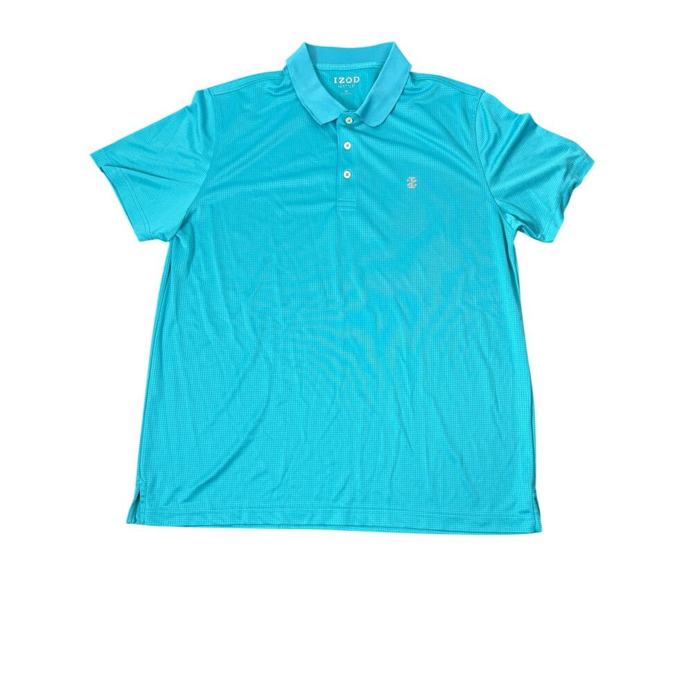 Men’s IZOD Golf Polo shirt teal size XL